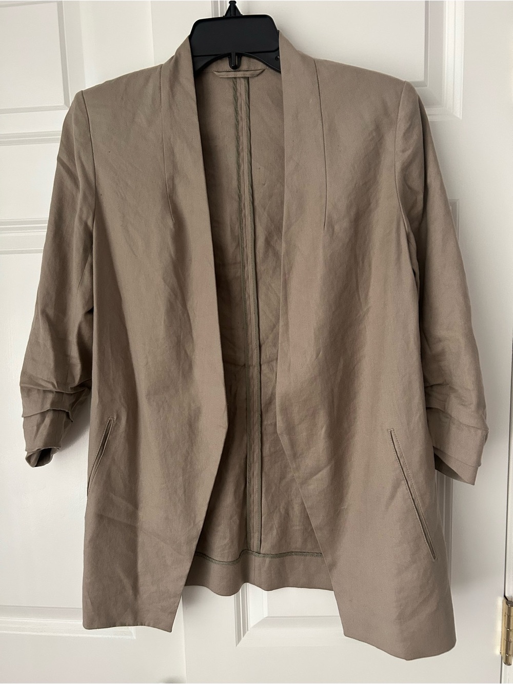 Babaton Neutral Taupe-Olive Lightweight Jacket